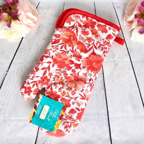 The Pioneer Woman Painterly Floral Oven Mitt - Picture 3 of 3